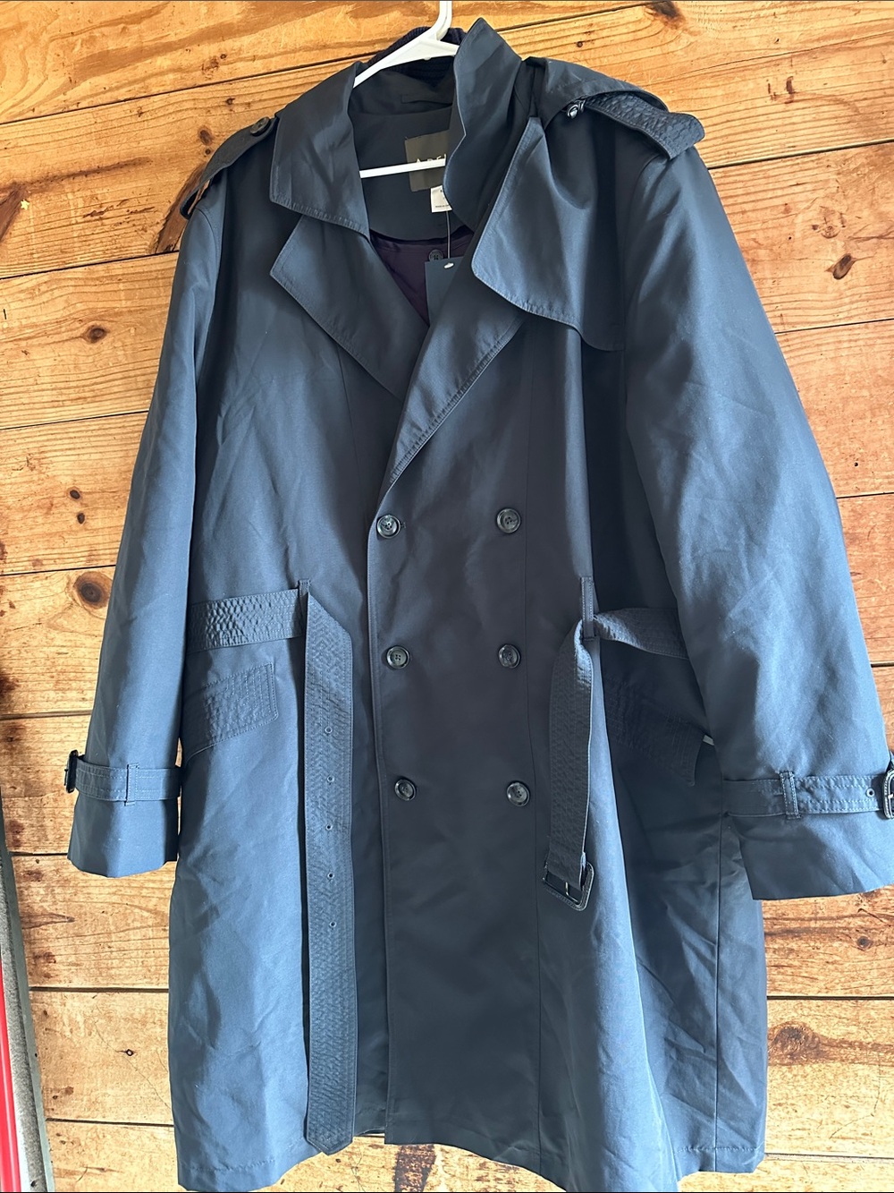 Delta Trench Coat NWOT